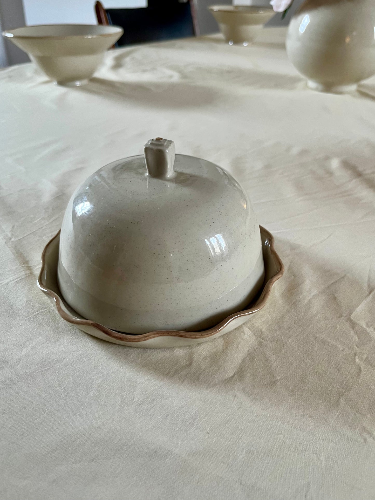 Frilly Butter Dish