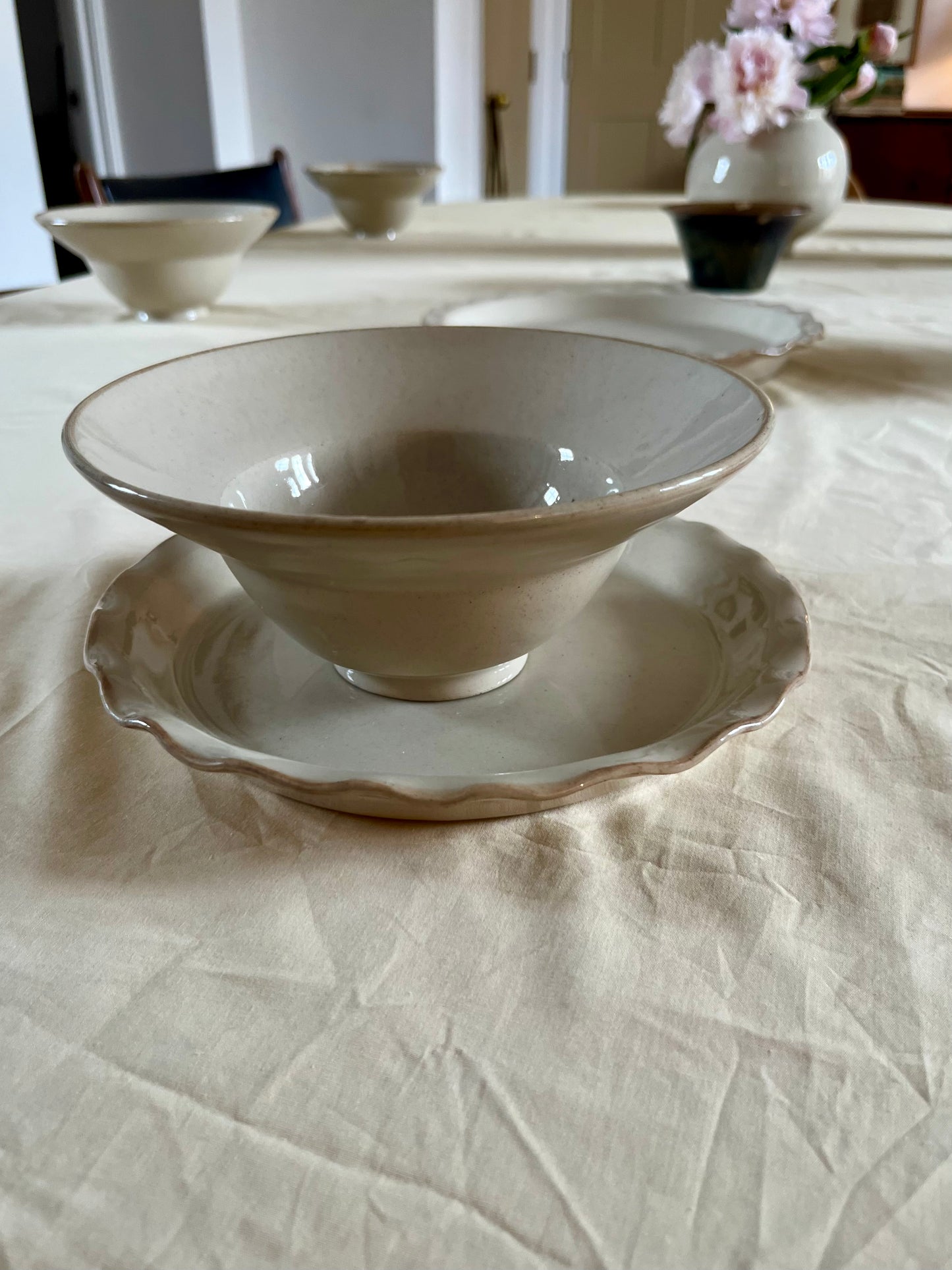 Chestnut-Rimmed Bowls