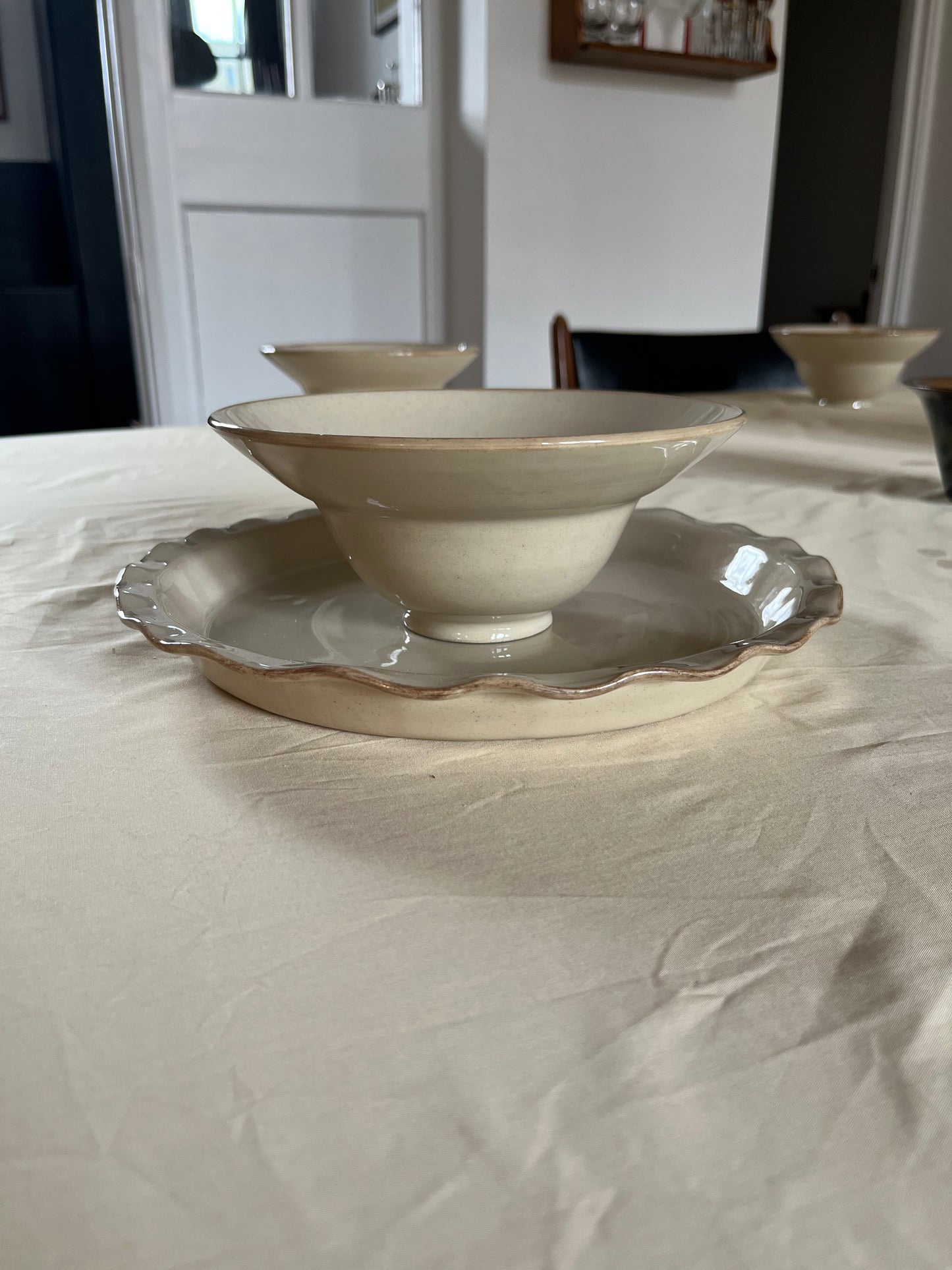 Chestnut-Rimmed Bowls
