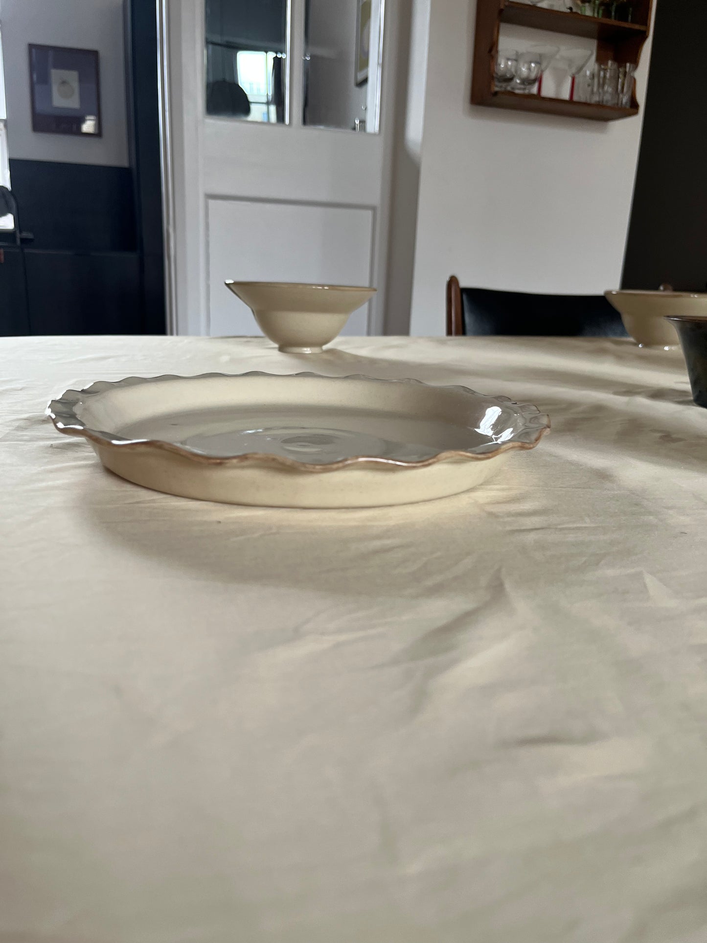 Large Frilly Plate