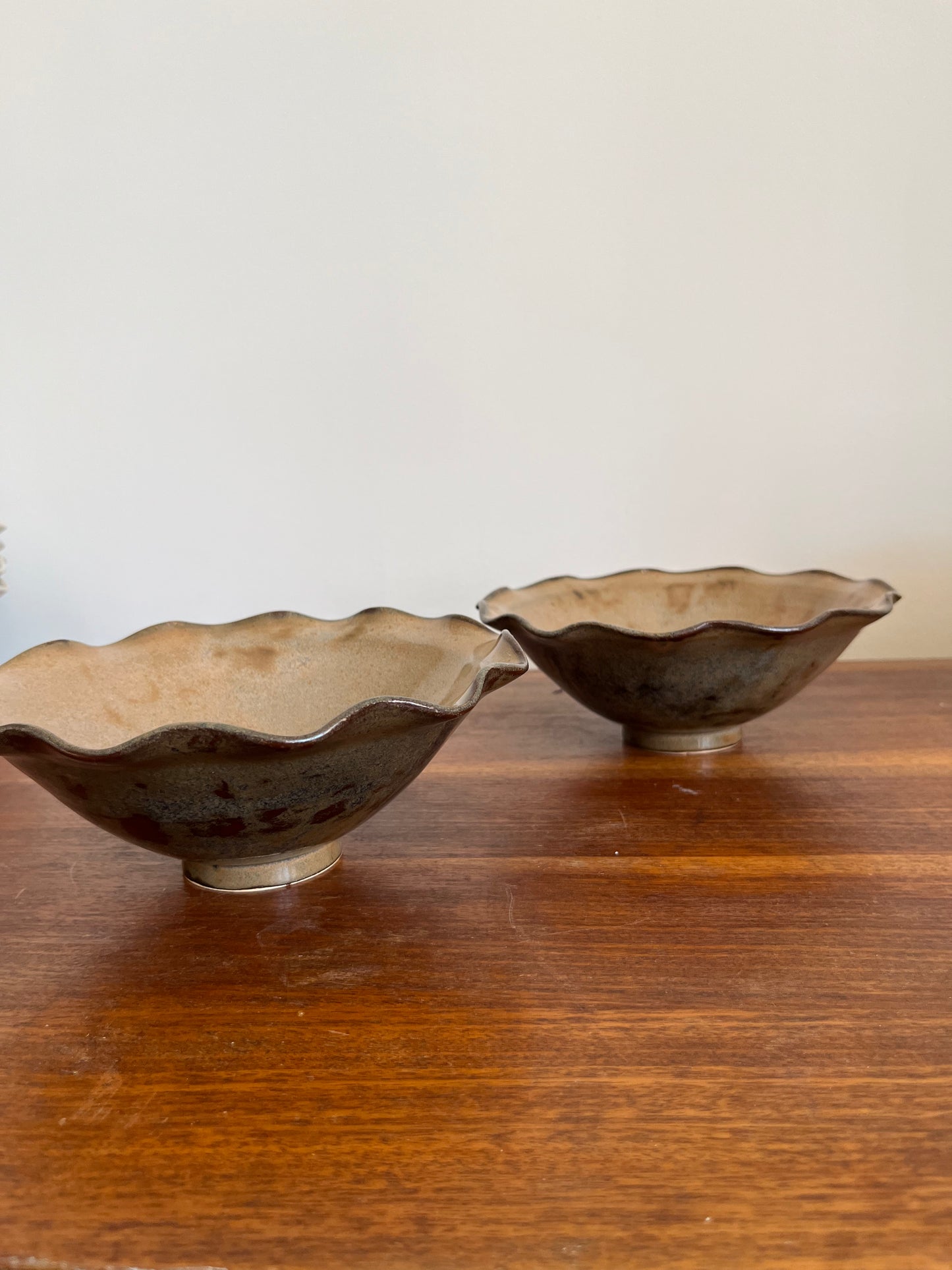 Wavy Walnut Bowl