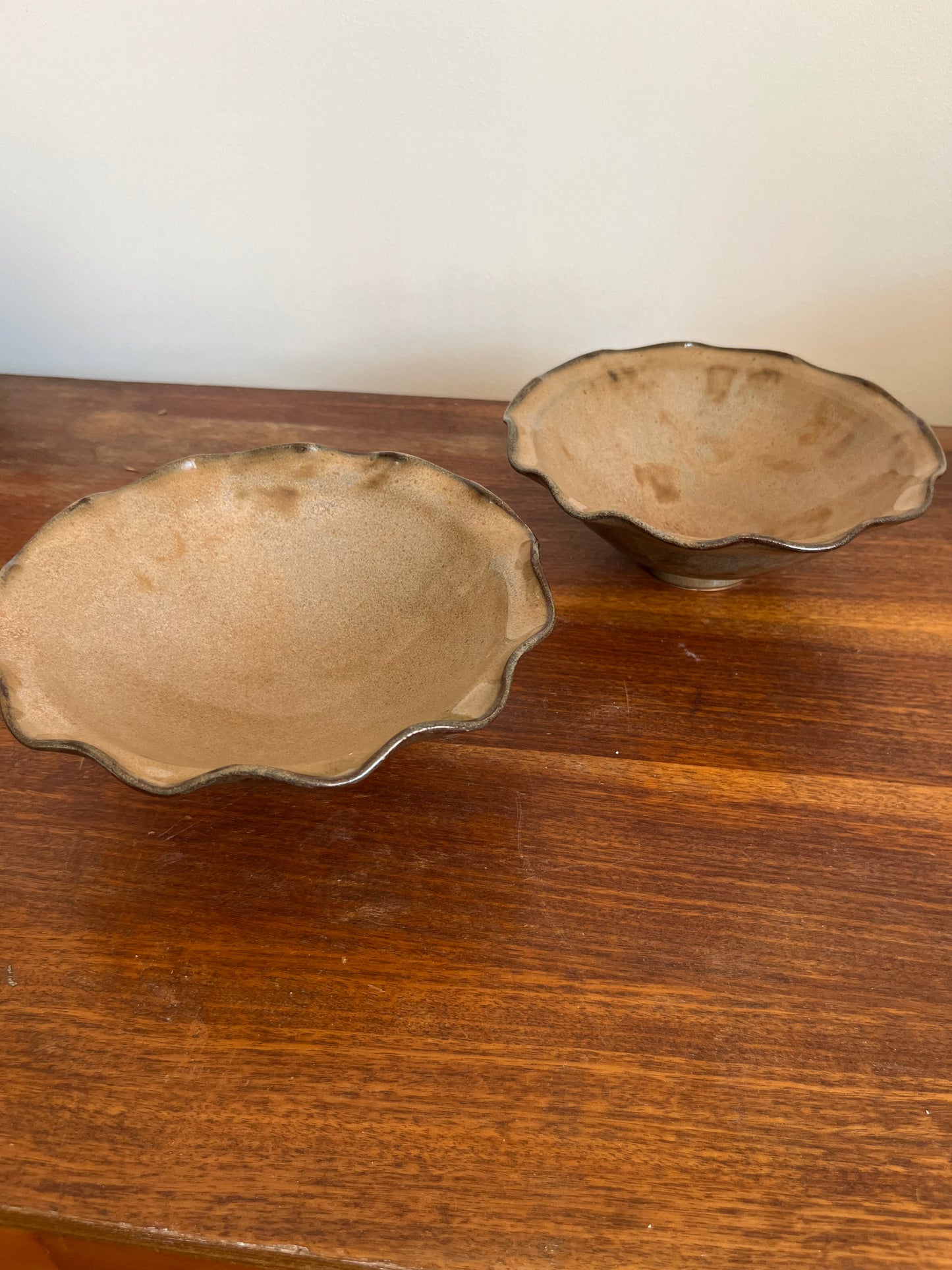 Wavy Walnut Bowl