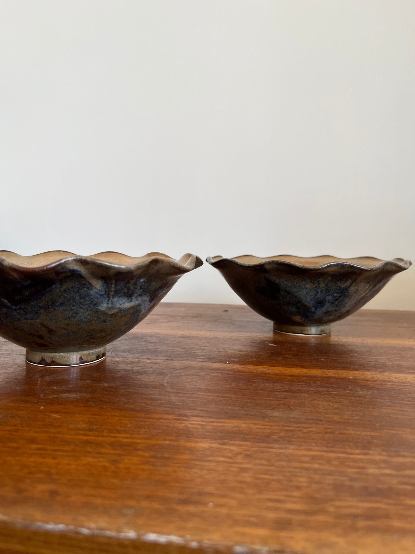 Wavy Walnut Bowl