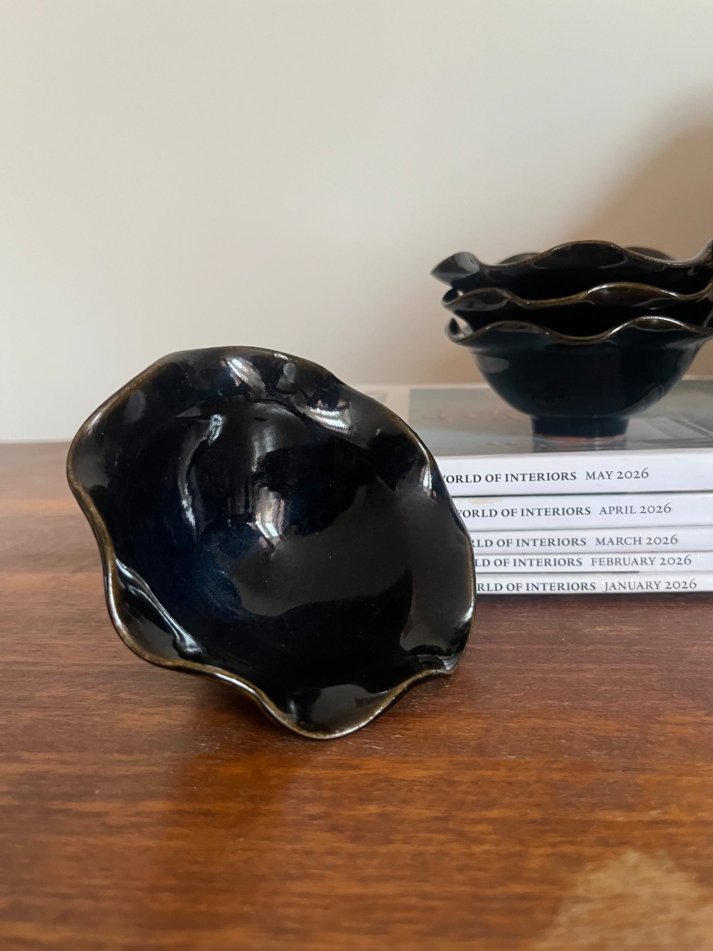 Miniature Bowl - Glossy Black
