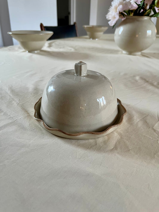 Frilly Butter Dish