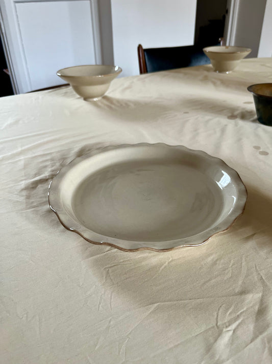 Large Frilly Plate