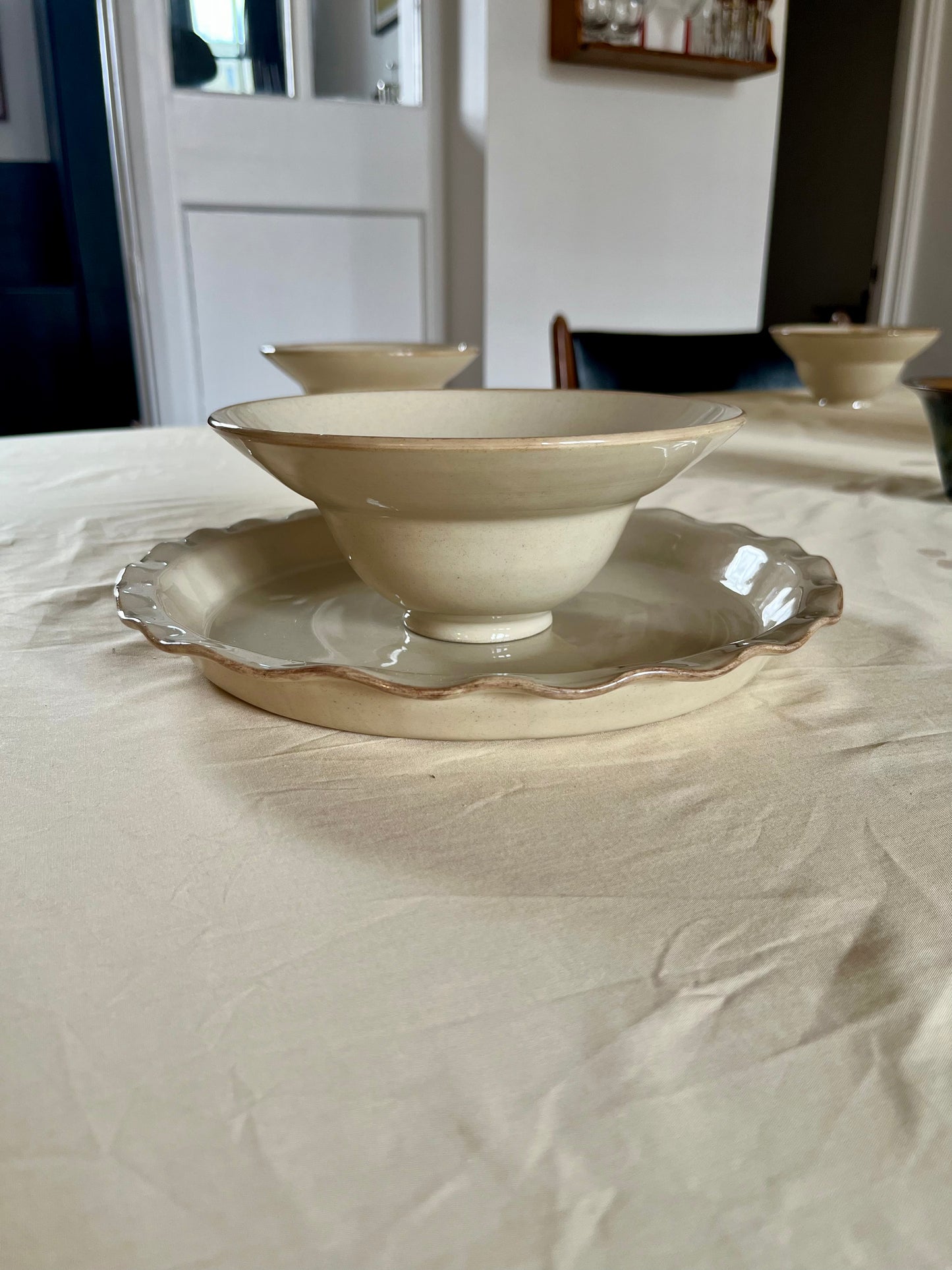 Large Frilly Plate