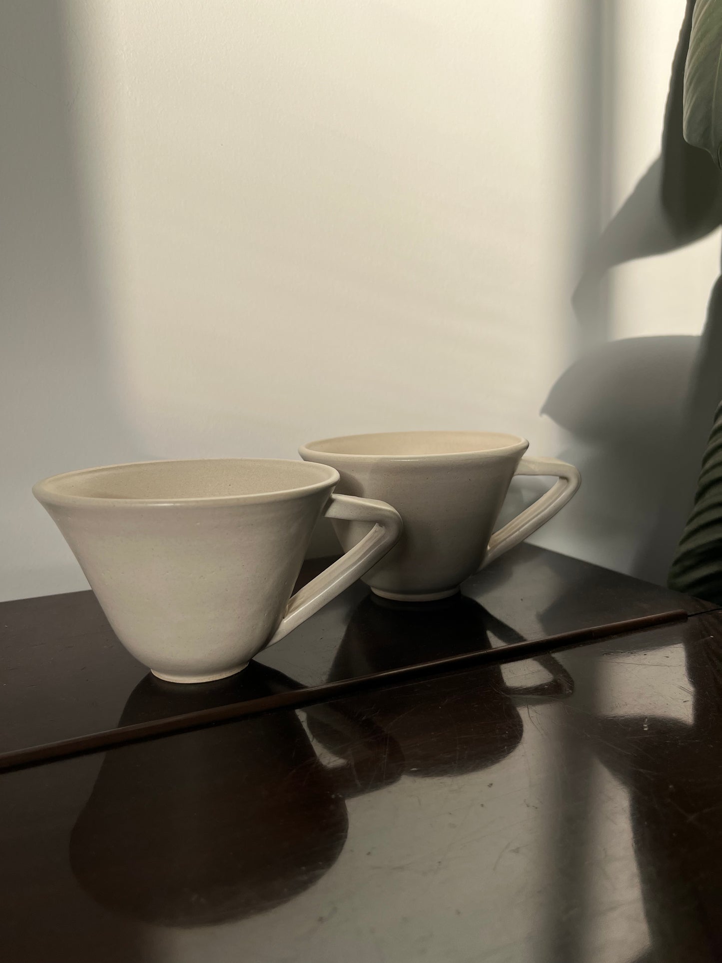 Angular Mug - Satin Cream