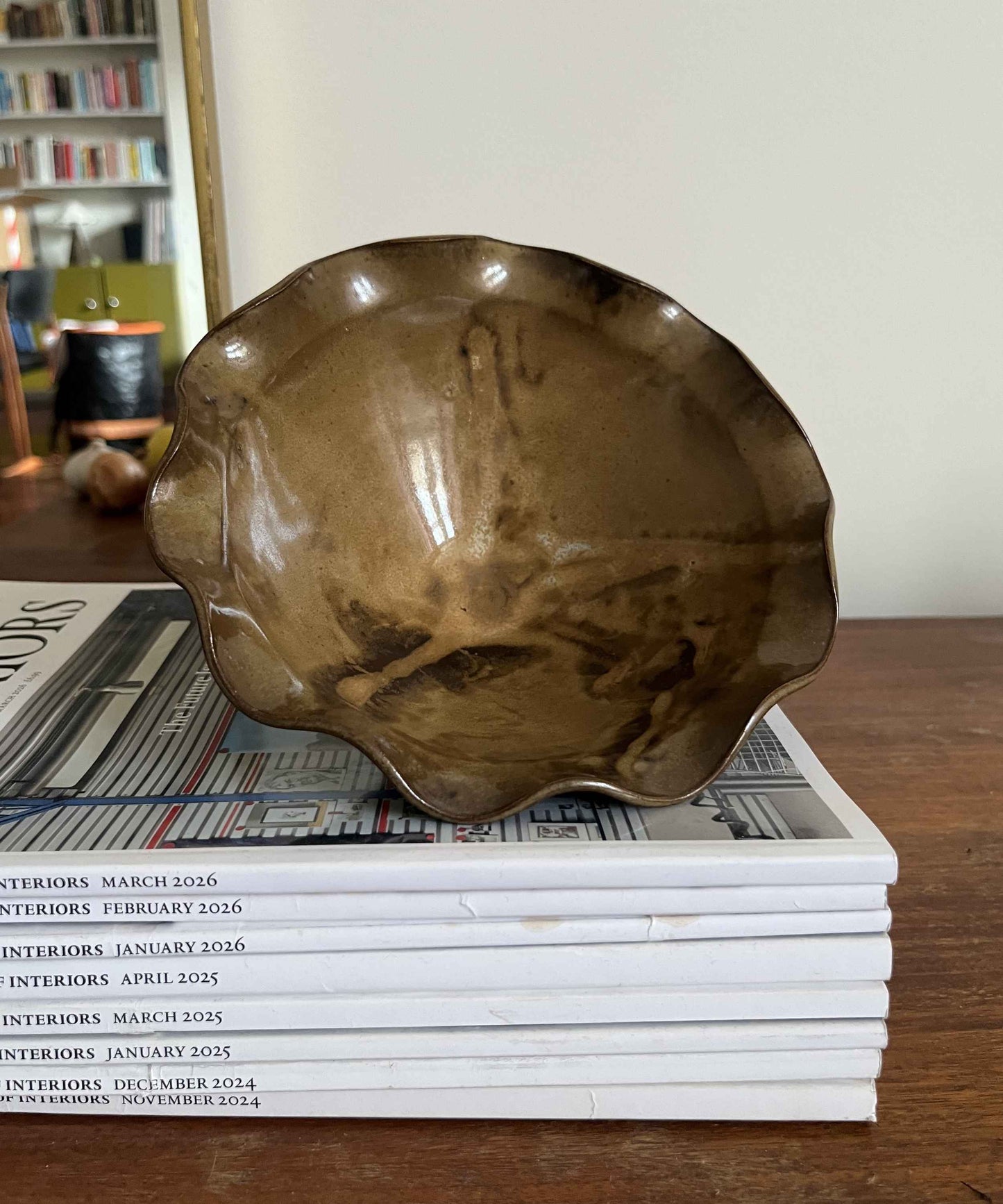 Wavy Walnut Bowl