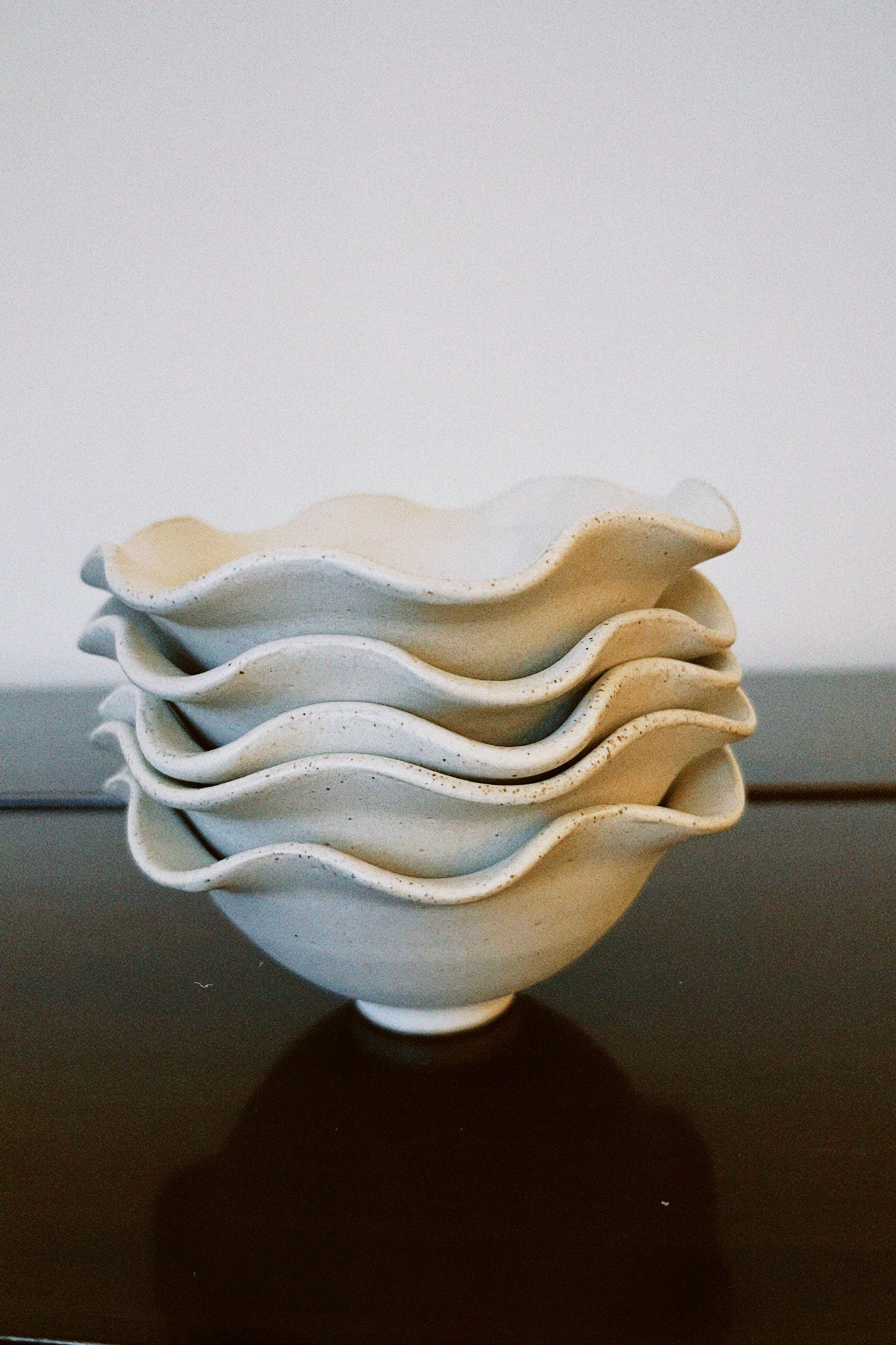 Miniature Bowl - Satin Cream