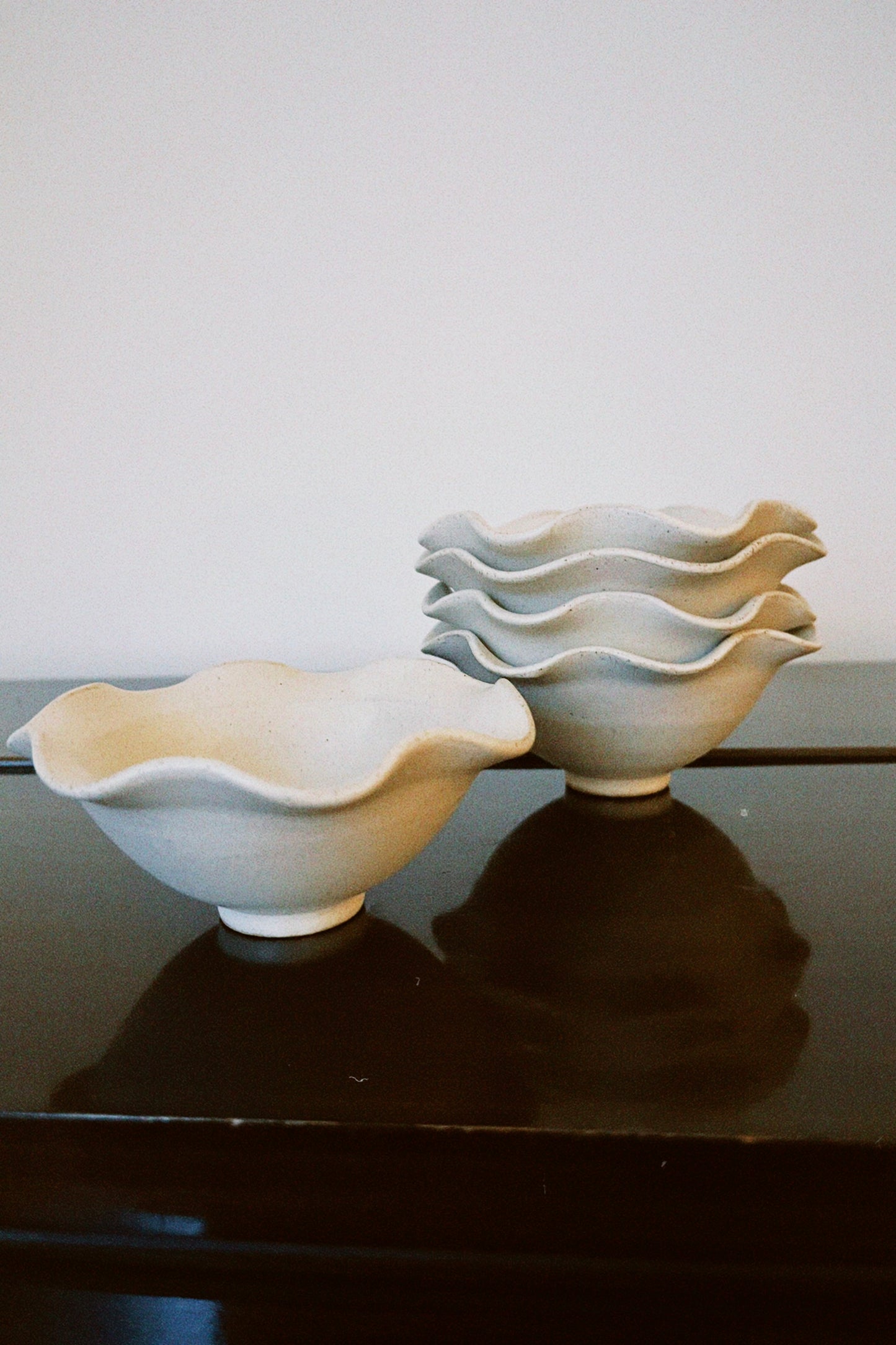 Miniature Bowl - Satin Cream