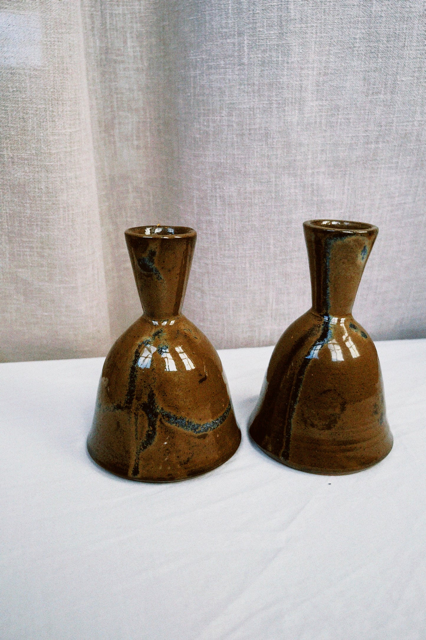Bell-Shaped Candle Holder / Bud Vase