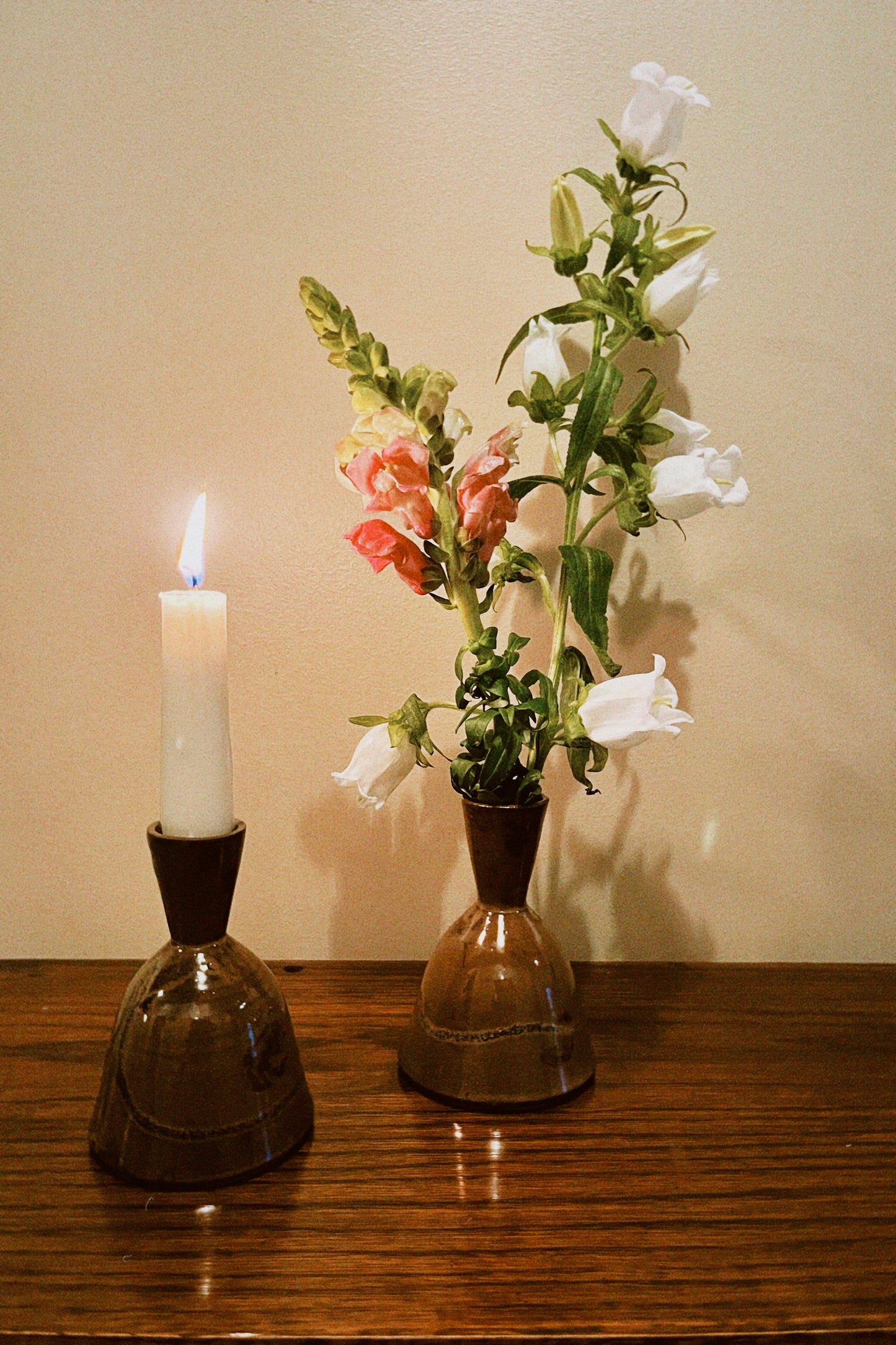 Bell-Shaped Candle Holder / Bud Vase